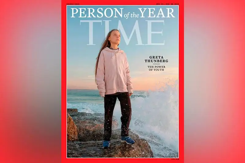 16 jastaǵy Greta Týnberg Time nusqasy boıynsha «Jyl adamy» atandy