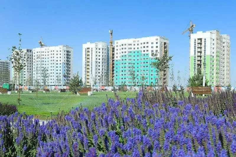 Túrkistanda turǵyn úı qurylysy qarqyn aldy