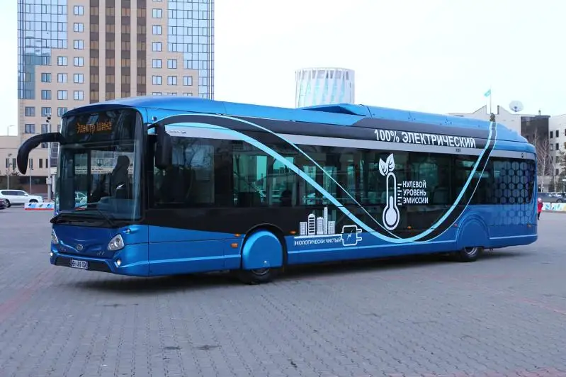 Елорданың қоғамдық көлік жүйесі 100 жаңа электробуспен толығады