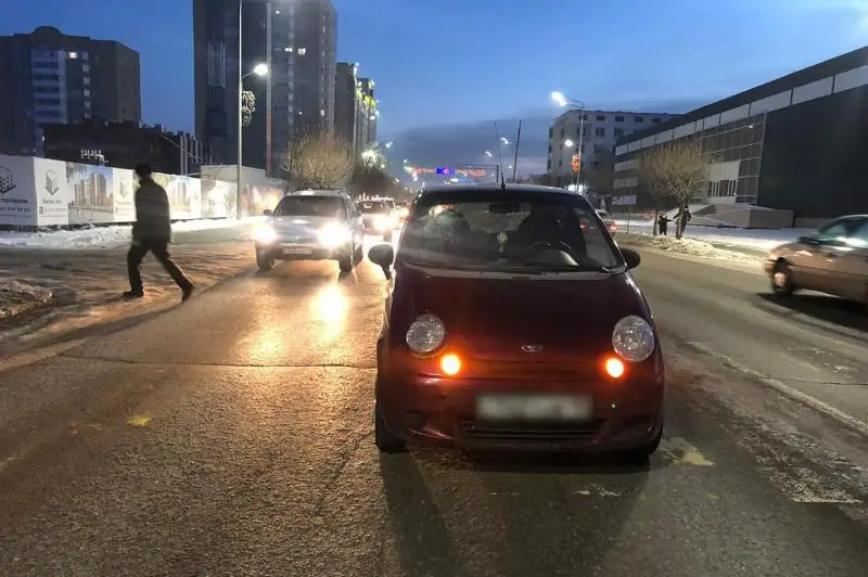 Петропавлда Daewoo Matiz жүргізушісі 50 жастағы әйелді соғып кетті