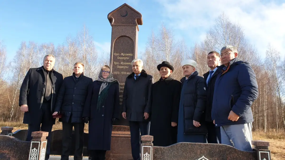 В Рязанской области РФ установили памятный камень султану Ораз-Мухаммеду