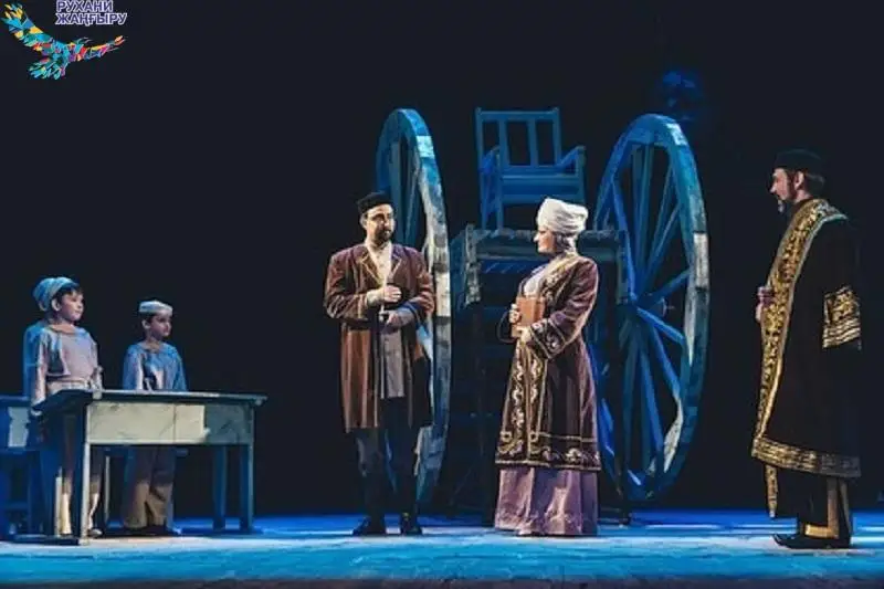 Oralda orys teatrynda «Jáńgir han» sahnalandy