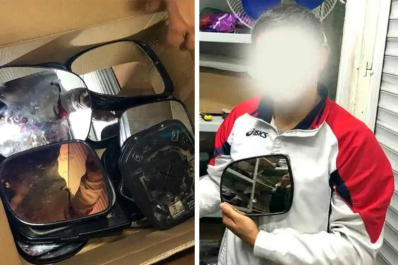 Almatyda urlanǵan kólik aınalaryn satyp alýshy ustaldy
