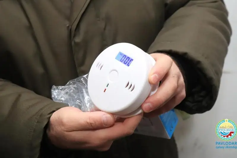 Нуждающимся установят ещё около 90 датчиков угарного газа в Павлодаре