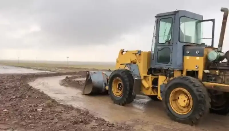 Jolaman aýylynda nóser saldarynan birneshe kósheni sý basty - Almaty oblysy