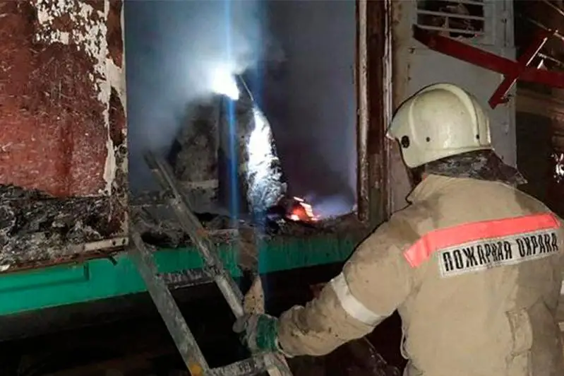 Жүк вагонындағы өрт: Маңғыстауда 2 науқастың жағдайы ауыр