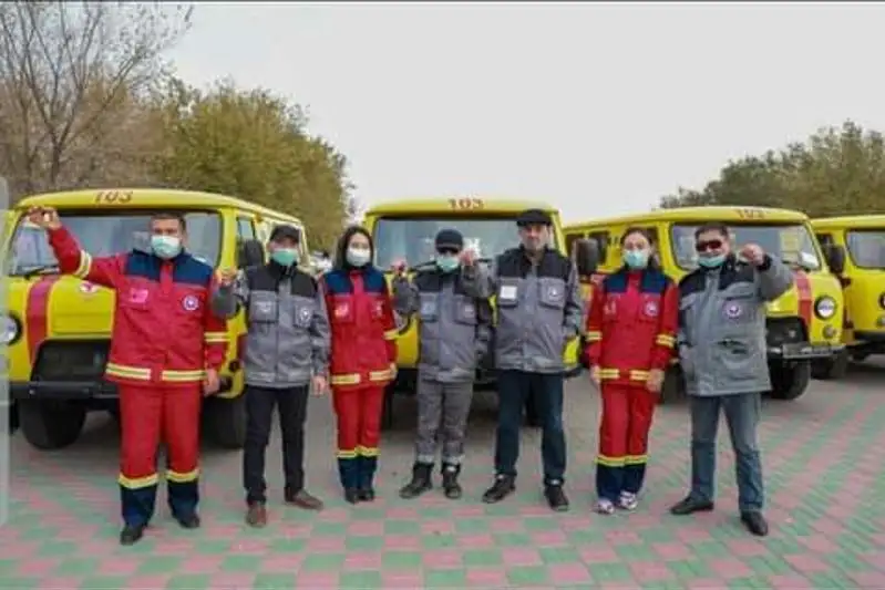 Атырау облысында 5 ауданға жаңа жедел жәрдем көліктері берілді
