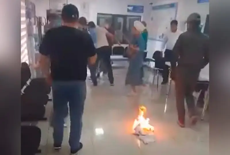 Житель Шымкента пытался совершить самоподжог в прокуратуре