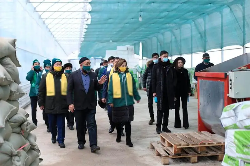 «Aýyl» partııasynyń ókilderi túrkistandyq fermerlermen kezdesti