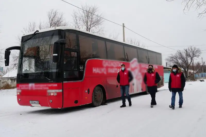 Qazaqstan Halyq partııasynyń ókilderi ShQO men Jambyl oblysyna bardy
