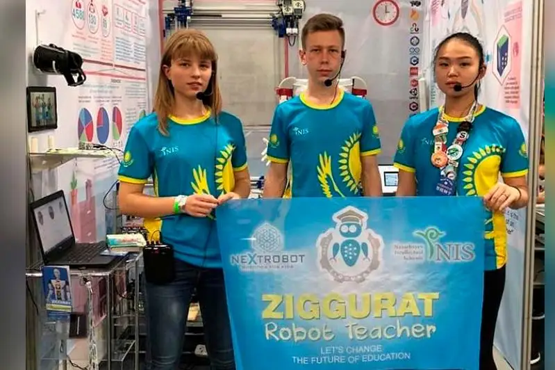 Dúnıejúzilik robottar olımpıadasynan qazaqstandyq oqýshylar qola medal aldy