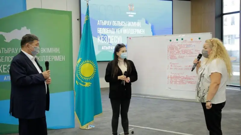 Mahambet Dosmuhambetov úkimettik emes uıymdar ókilderimen kezdesti