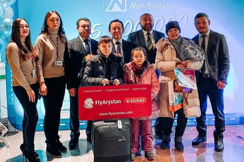 Nursultan Nazarbaev áýejaıynyń 5 mln-shy jolaýshysy anyqtaldy