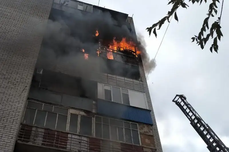 Aqtóbede kópqabatty úıden órt shyqty