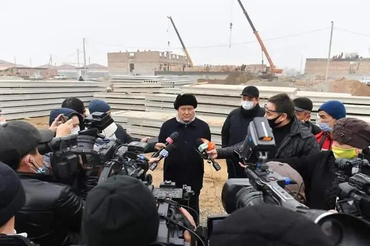 Túrkistannyń bes aýdanynda áleýmettik ınfraqurylym damıtyn boldy