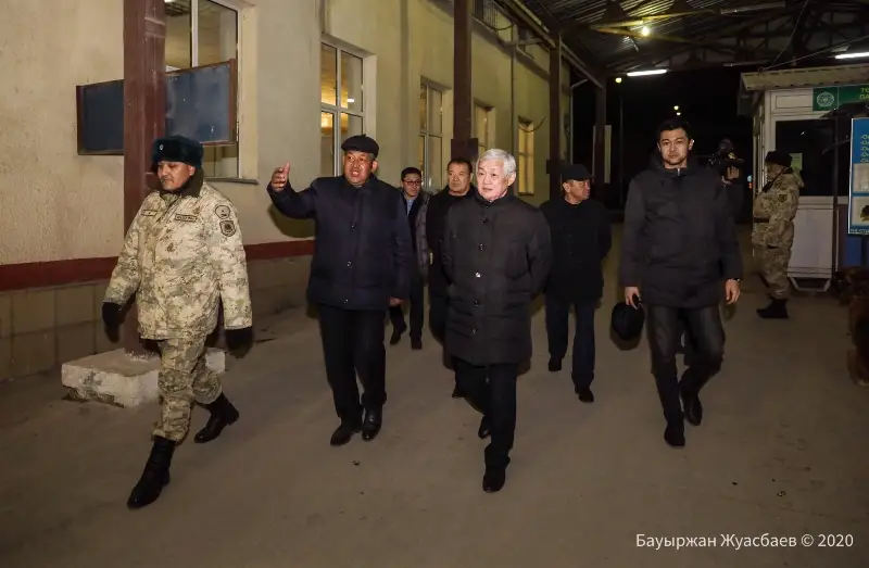 Бердібек Сапарбаев Қордай ауданында түнгі қауіпсіздіктің қамтамасыз етілуін тексерді