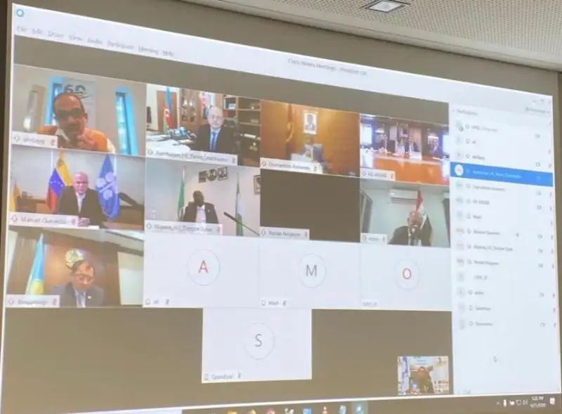 OPEK+ mınıstrleri telekonferentsııa ótkizdi