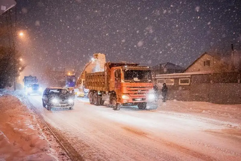 Elordadan ótken túni 33 870 tekshe metr qar shyǵaryldy