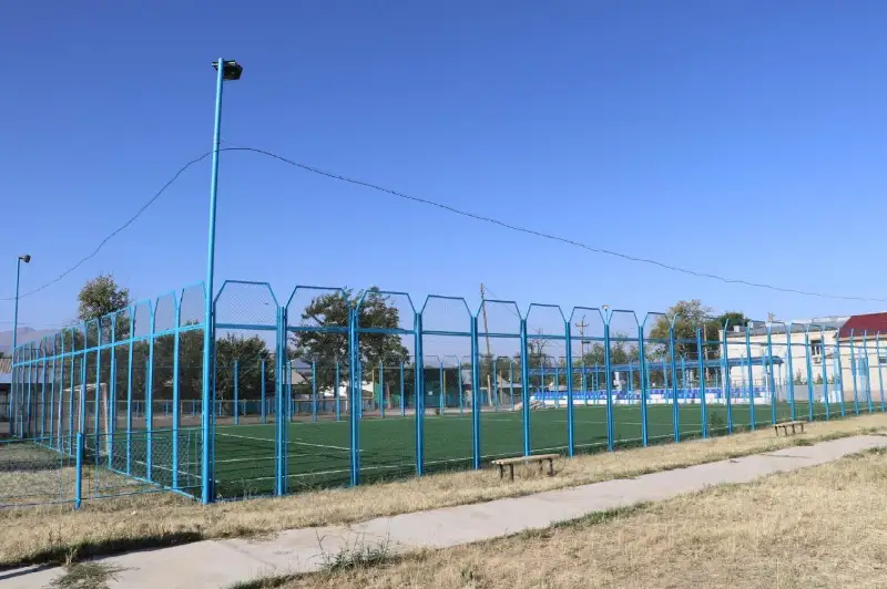 Túlkibas aýdanynda birqatar sport nysany jóndeldi