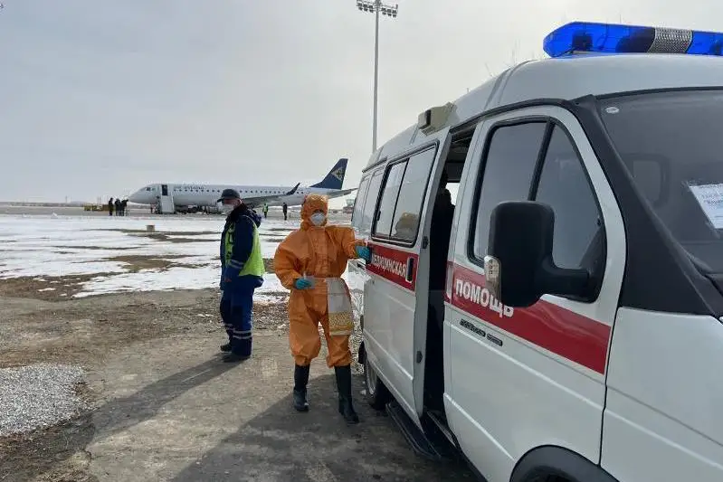 Qyzylorda áýejaıynda koronavırýsqa qarsy oqý-jattyǵý ótkizildi