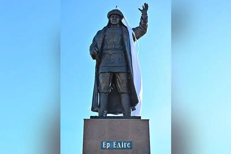 Ақтөбеде Ер Едігеге ескерткіш орнатылды