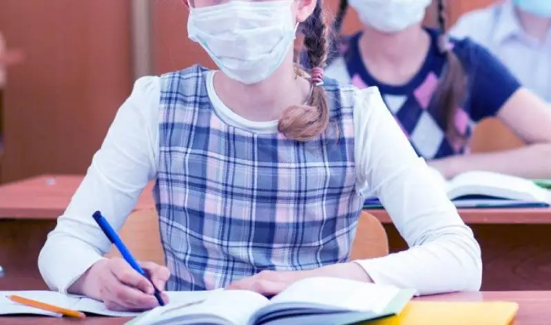 Maska, dezınfektsııalyq tonnel: Almatyda oqýshylar mektepke qalaı qabyldanady