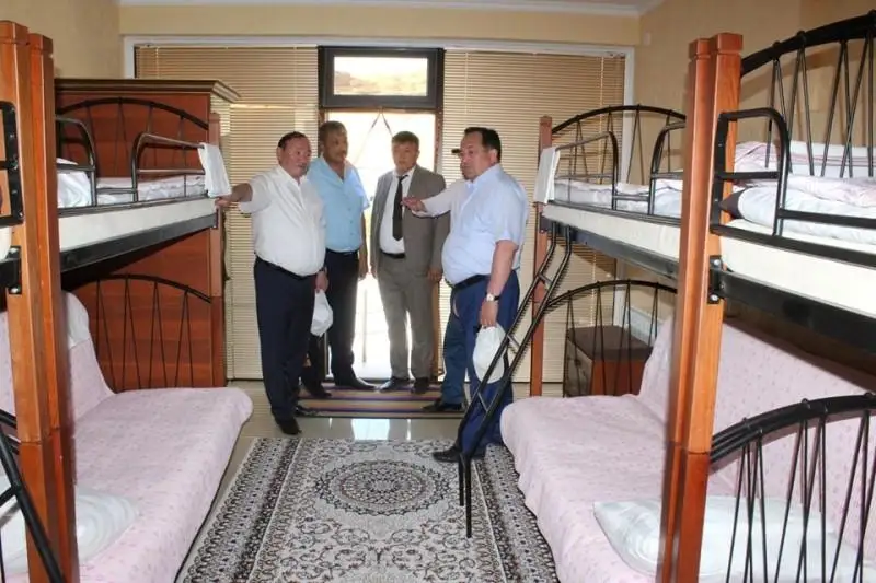 Senatorlar Tólebı aýdanyndaǵy nysandardy aralap kórdi