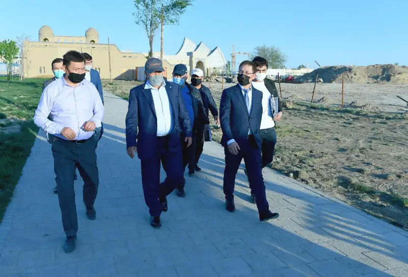 Ómirzaq Shókeev karantın kezindegi qurylys jumystaryn aralap kórdi