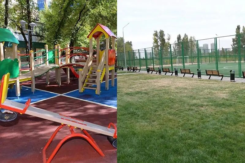 Almatylyqtar aýlany abattandyrý, sport alańyn jasaýda óz jobalaryn iske asyra alady