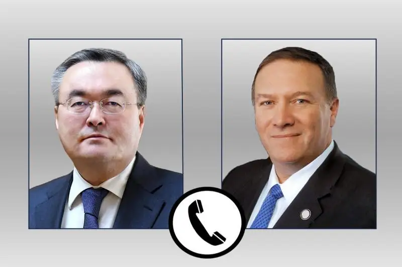 Muhtar Tileýberdi men Maıkl Pompeo telefon arqyly sóılesti