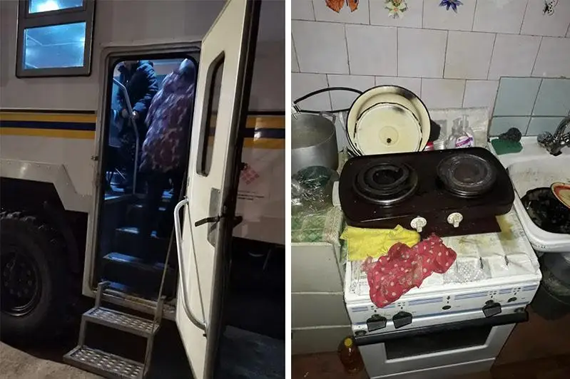 Óskemende tútin tumshalaǵan podezden 20 adam evakýatsııalandy