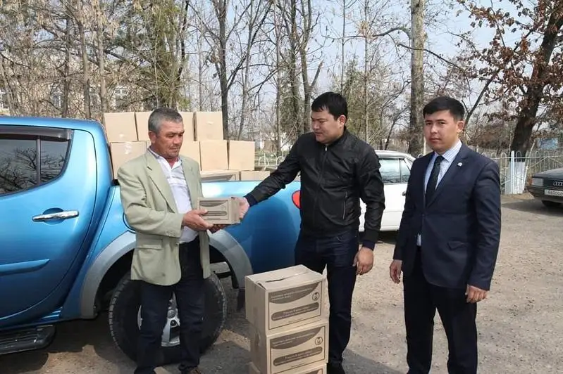 Мақтааралда кепілдендірілген әлеуметтік пакеттер таратылып жатыр
