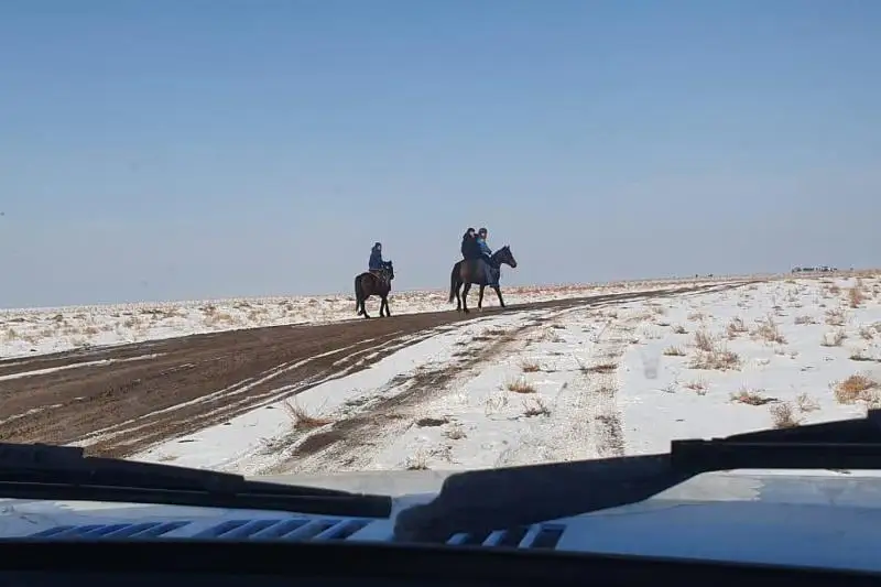 Karantın: Ordabasyda 100 adamnyń basyn qosyp, kókpar bergen