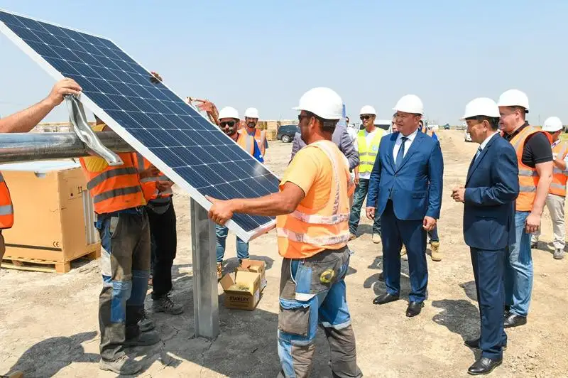 Shıelide kún elektr stansasynyń qurylysy bastaldy