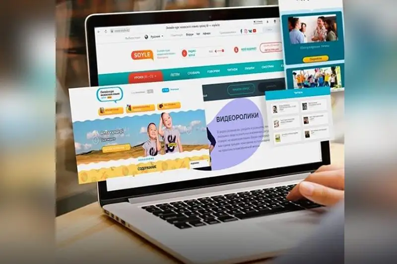 Qazaq tilin úırenýge arnalǵan saıttar men qosymshalar tizimi