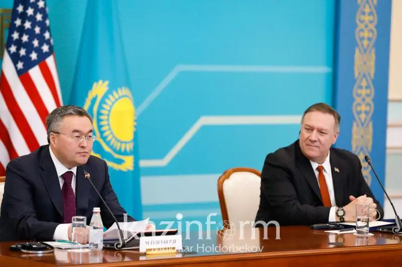 Maık Pompeonyń Qazaqstanǵa sapary strategııalyq áriptestik aıasyndaǵy yntymaqtastyqty damytýǵa múmkindik beredi - SІM