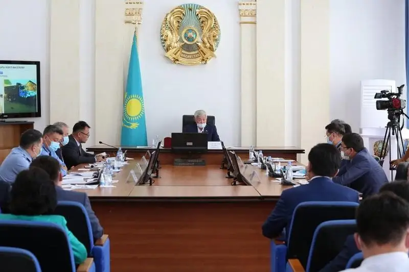 Berdibek Saparbaev Taraz ákimdiginiń jumysyn synǵa aldy
