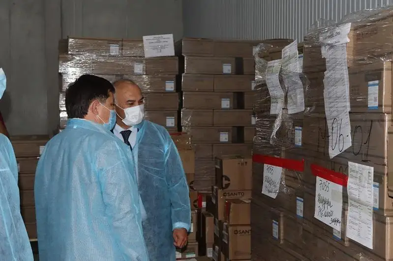 Túrkistan oblysynda SK-Farmatsııanyń óńirlik qoımasyna tekserý jumystary júrgizildi