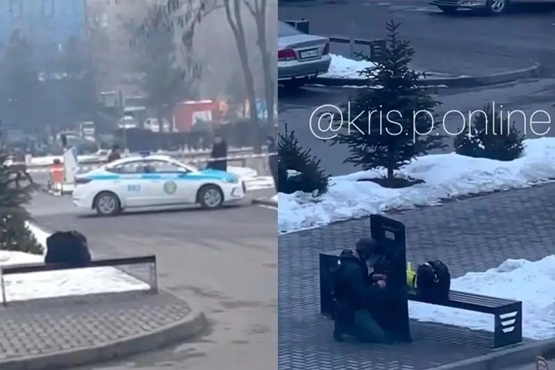 Almatyda CarCity avtokólik bazaryndaǵy adamdar evakýatsııalandy