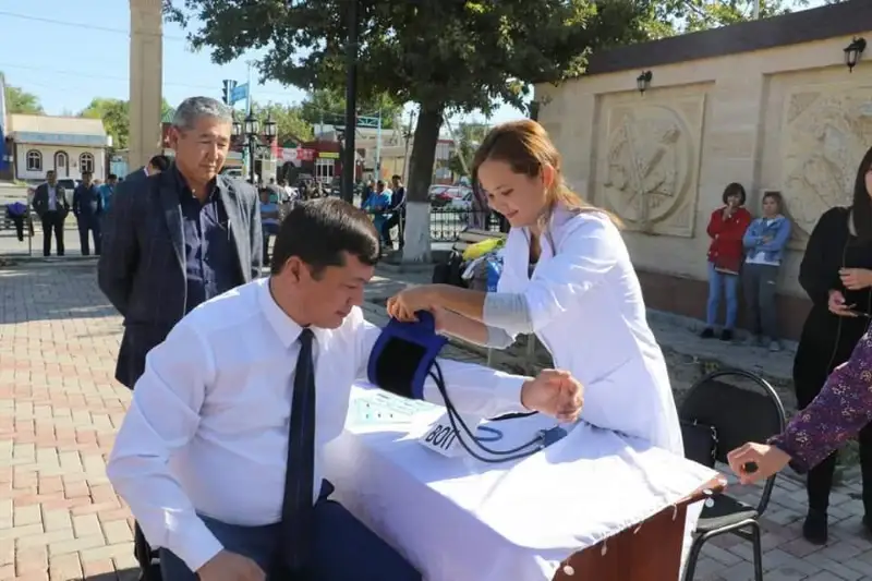 Túlkibas aýdanynda «Densaýlyq festıvali» ótti