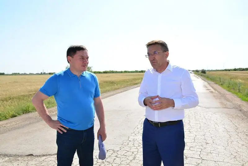 Aqmola ákimi jumys babymen Tselınograd aýdanynda boldy