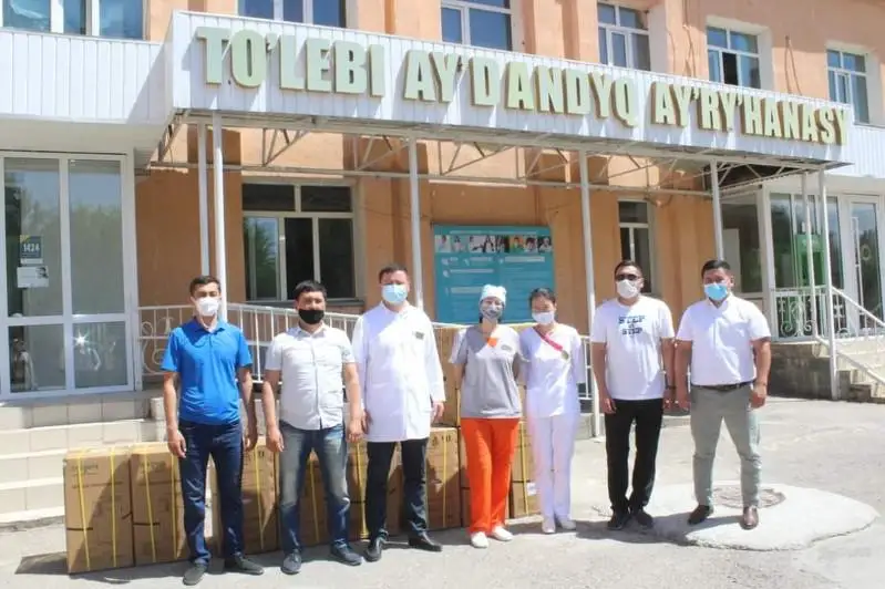 Tólebı aýdandyq aýrýhanasyna 10 dana ottegi kontsentratory jetkizildi