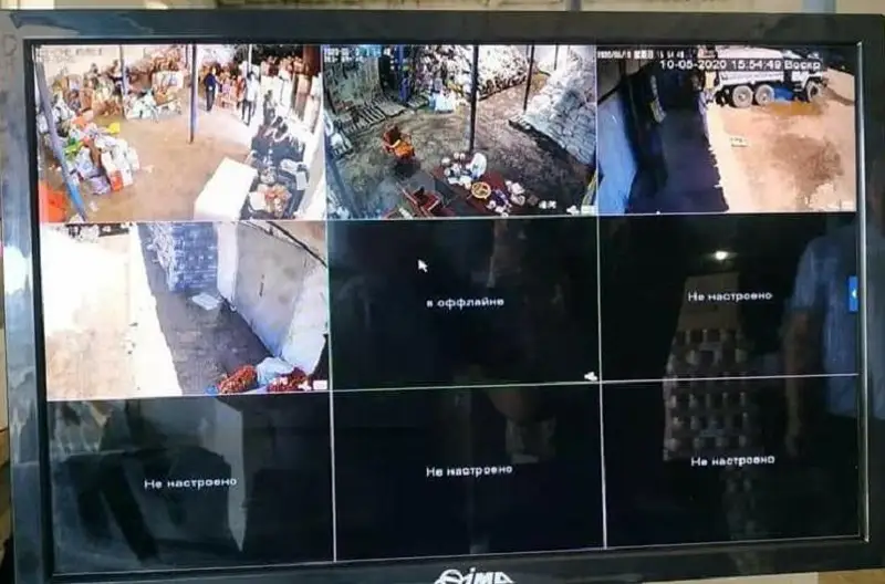 Maqtaaralda gýmanıtarlyq júk qoımasyna vıdeokameralar ornatyldy