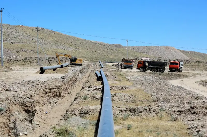 Jańatas qalasyna tabıǵı gaz tartylyp jatyr