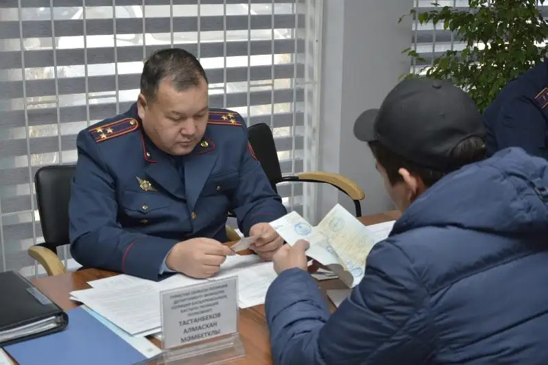 Түркістан облысында халықтық-кеңсеге шетелдік нөмірлері бар 80-нен астам көлік  иесі жүгінді