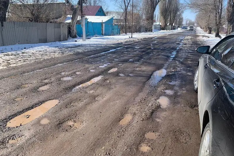 Almaty oblysynda byltyr jóndelgen jol jaramsyz bolyp qaldy