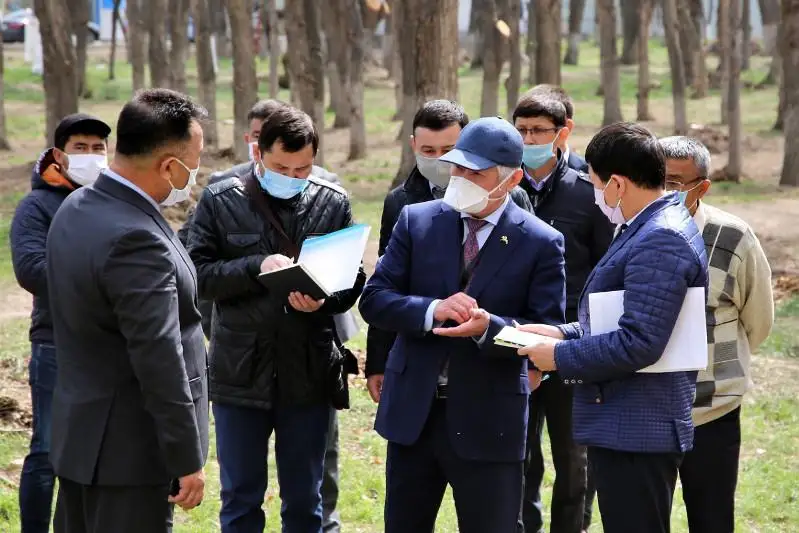 Berdibek Saparbaev Taraz qalasyndaǵy birqatar nysandardy aralady