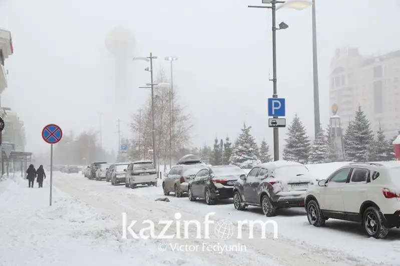 Нұр-Сұлтанда бұрқасын: Қала маңы бағдарлары, күре жолдар жабылды