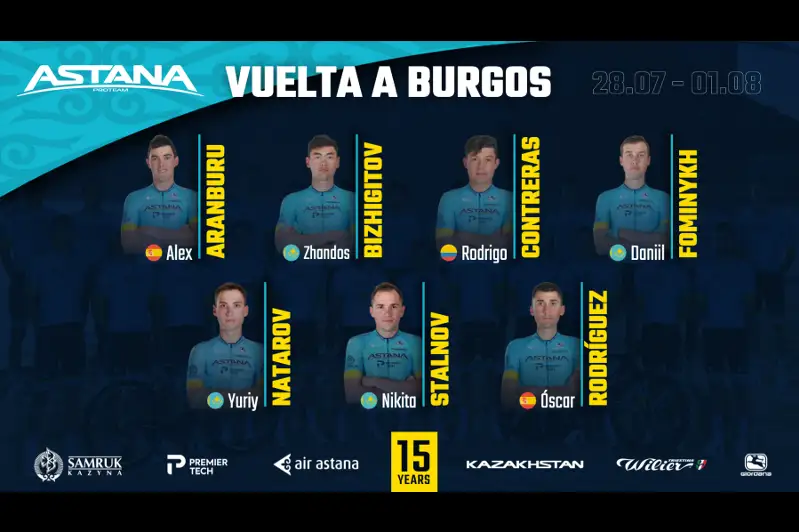 Vuelta a Burgos velojarysyna qatysatyn qazaqstandyq sportshylar belgili boldy