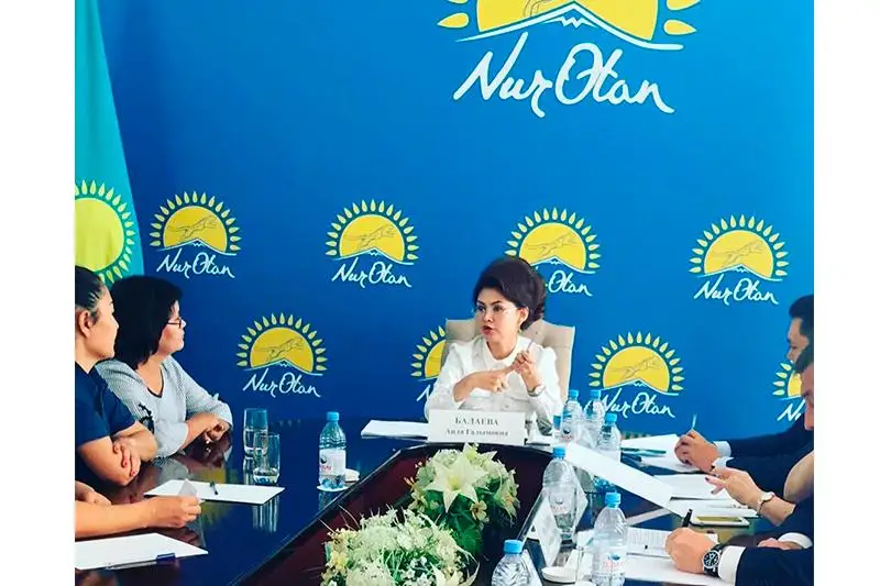 Aıda Balaeva: «Nur Otan» halyqpen jumysyn kúsheıtýi tıis